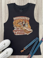 Motivated By Puppies & Pizza Marley Tank