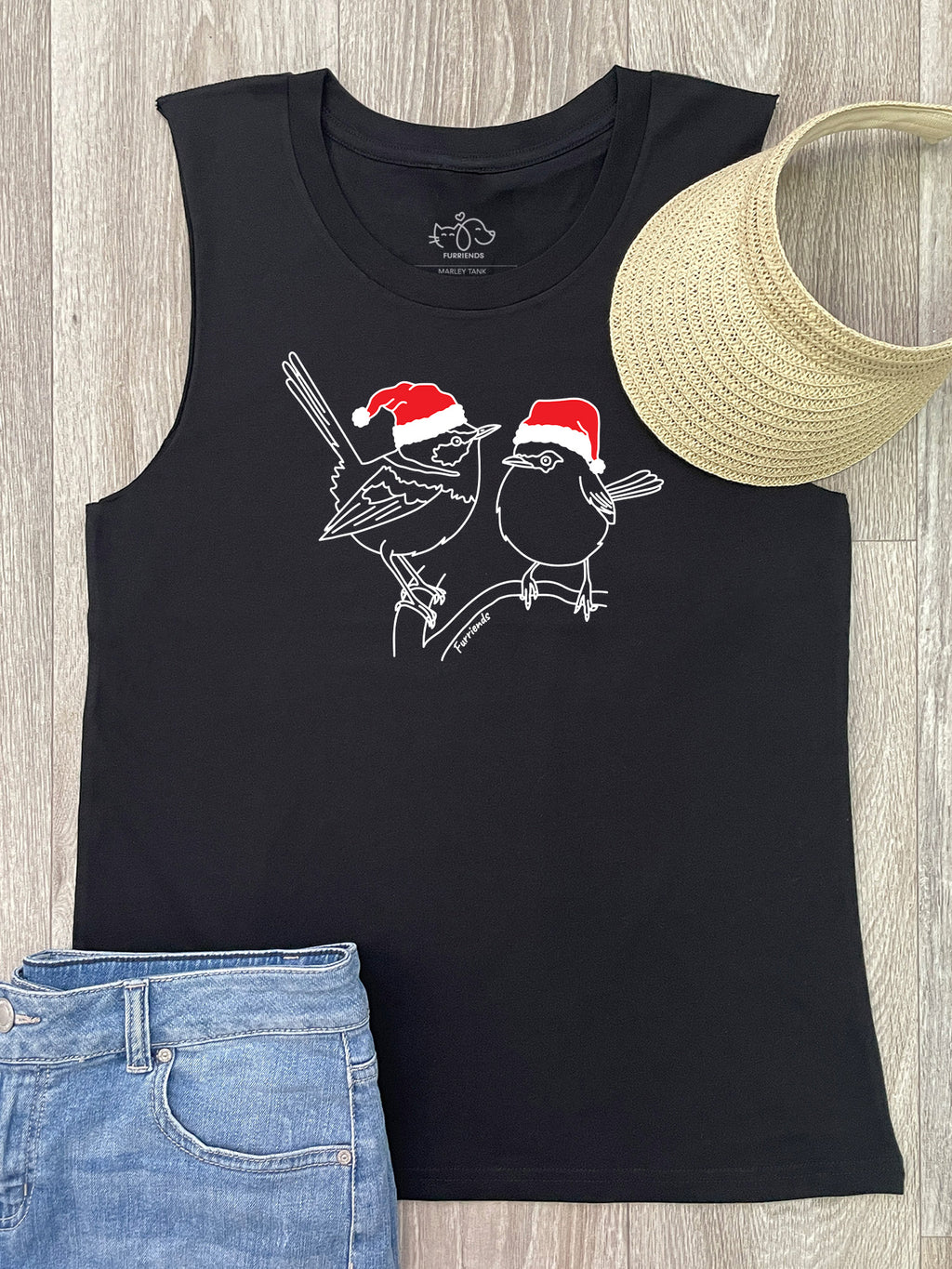 Superb Fairy Wren Christmas Edition Marley Tank