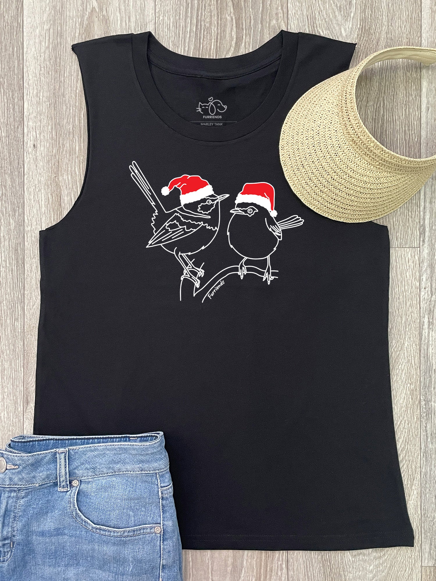 Superb Fairy Wren Christmas Edition Marley Tank
