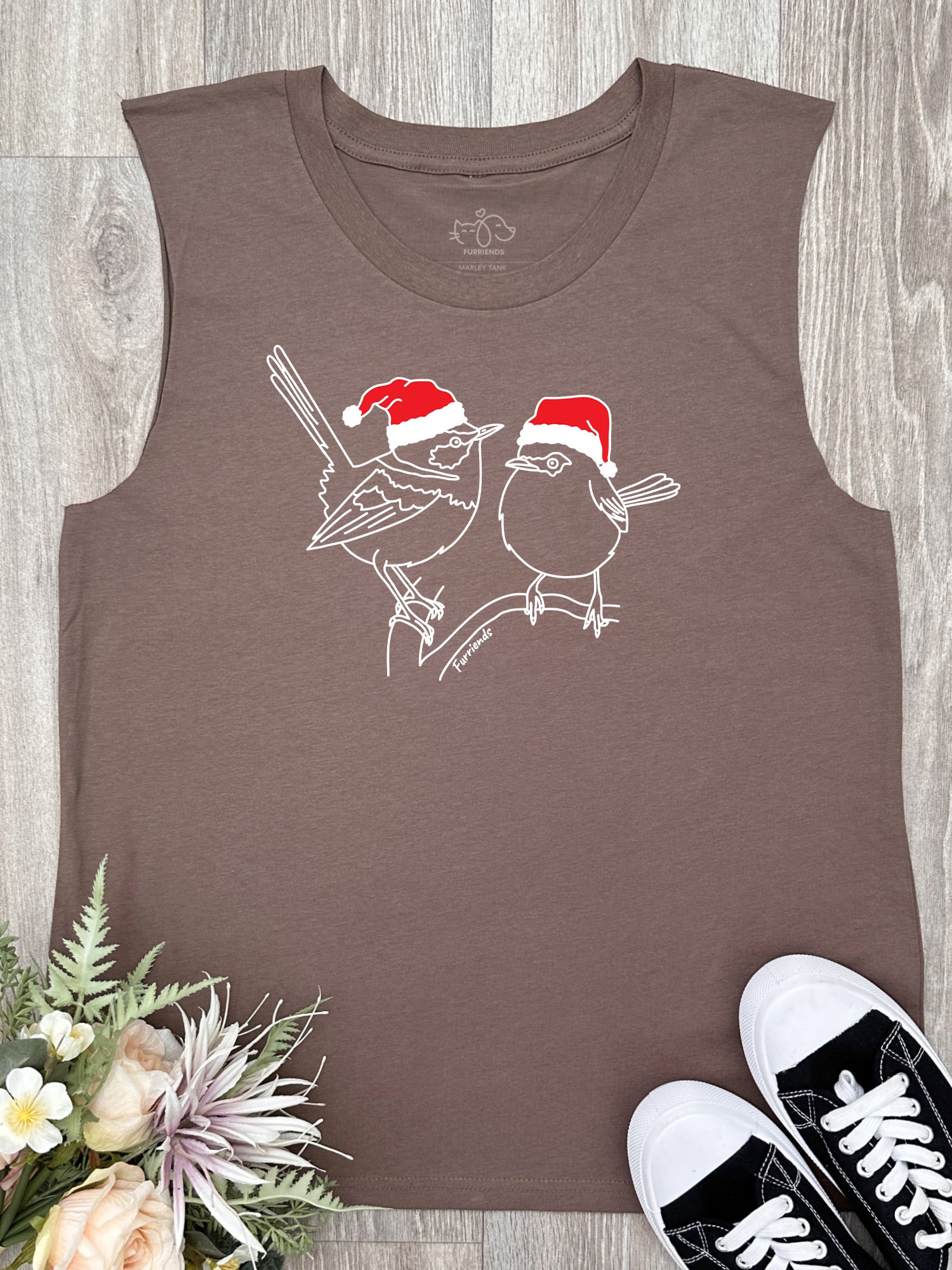 Superb Fairy Wren Christmas Edition Marley Tank