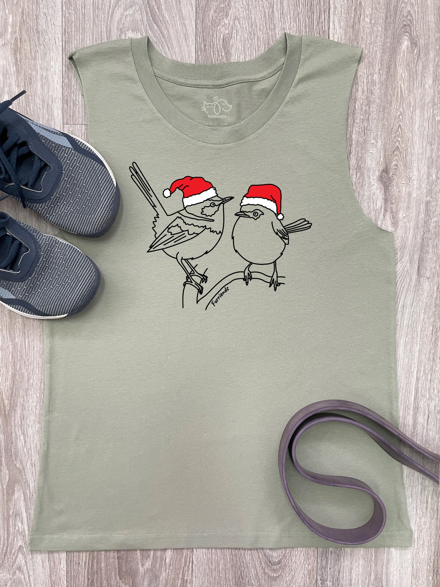 Superb Fairy Wren Christmas Edition Marley Tank