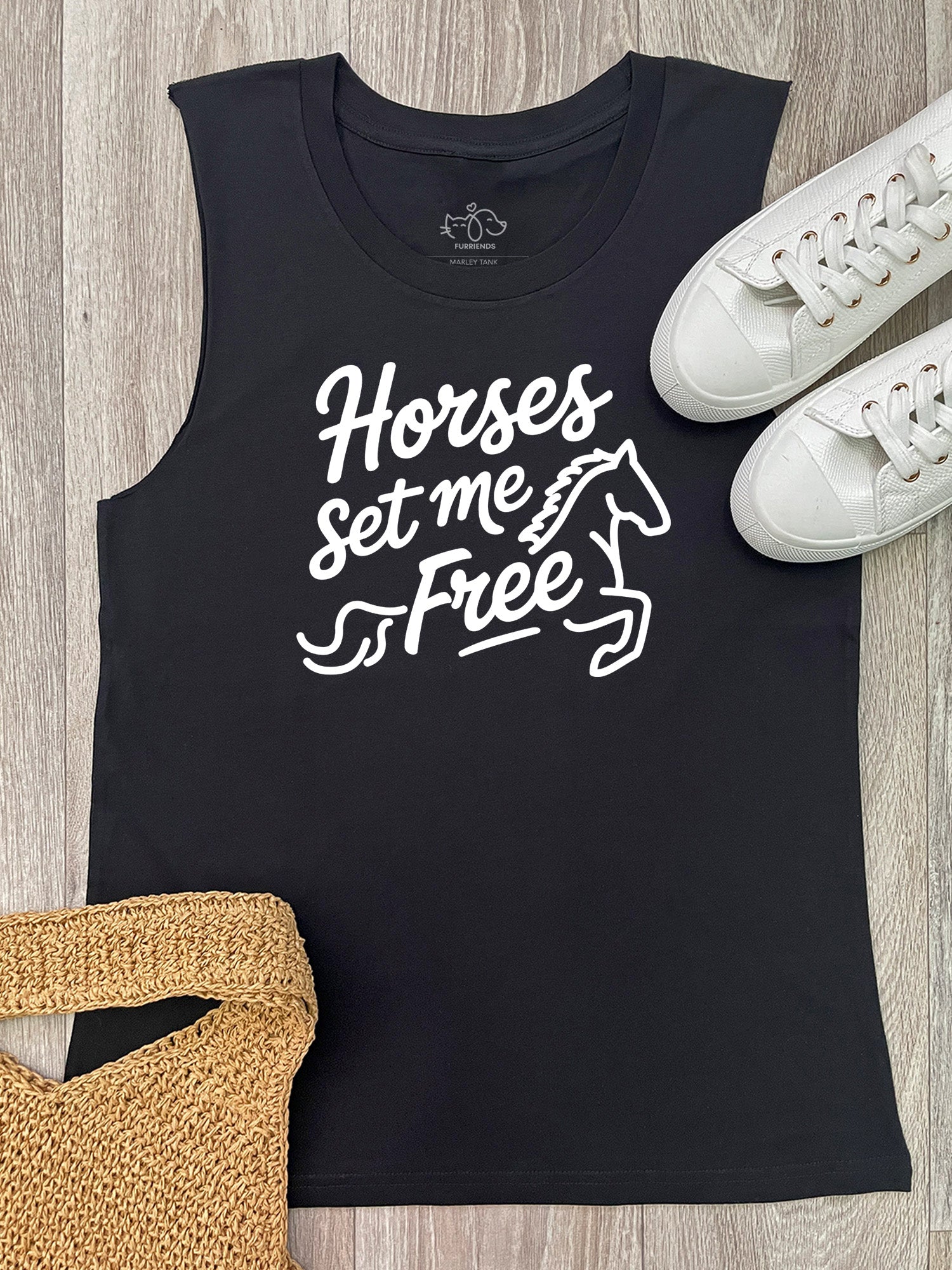 Horses Set Me Free Marley Tank