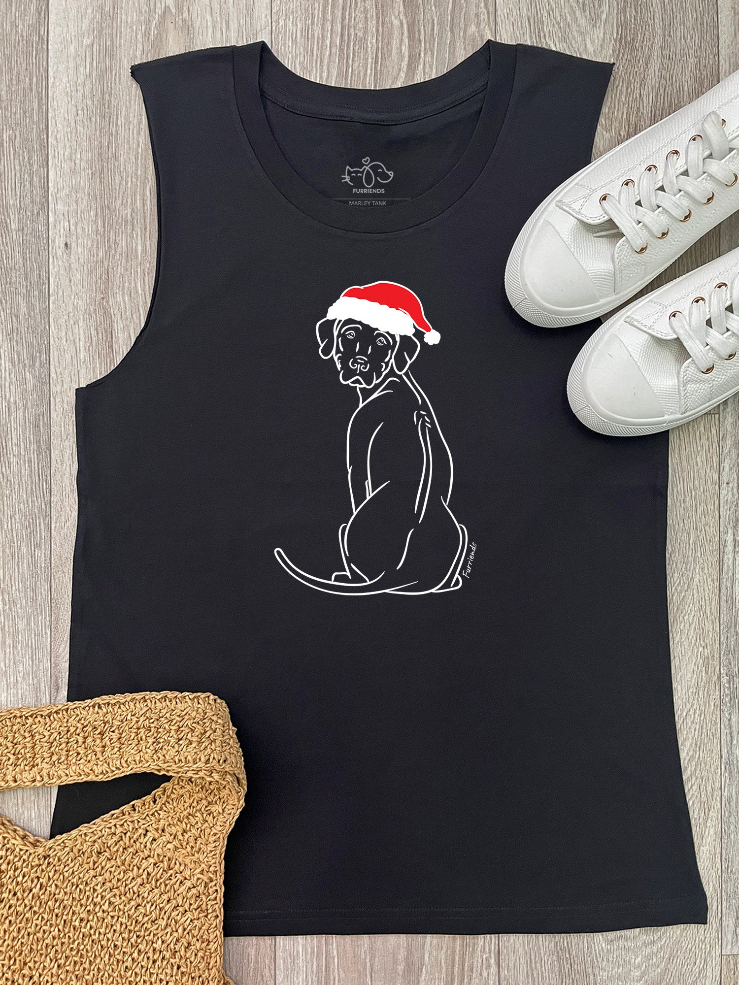 Rhodesian Ridgeback Christmas Edition Marley Tank