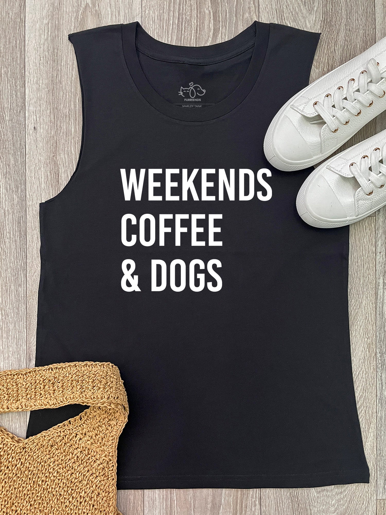 Weekends Coffee & Dogs Marley Tank