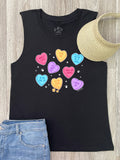 Candy Hearts - Cat Marley Tank