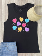 Candy Hearts - Cat Marley Tank