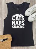 Cats. Naps. Snacks. Marley Tank