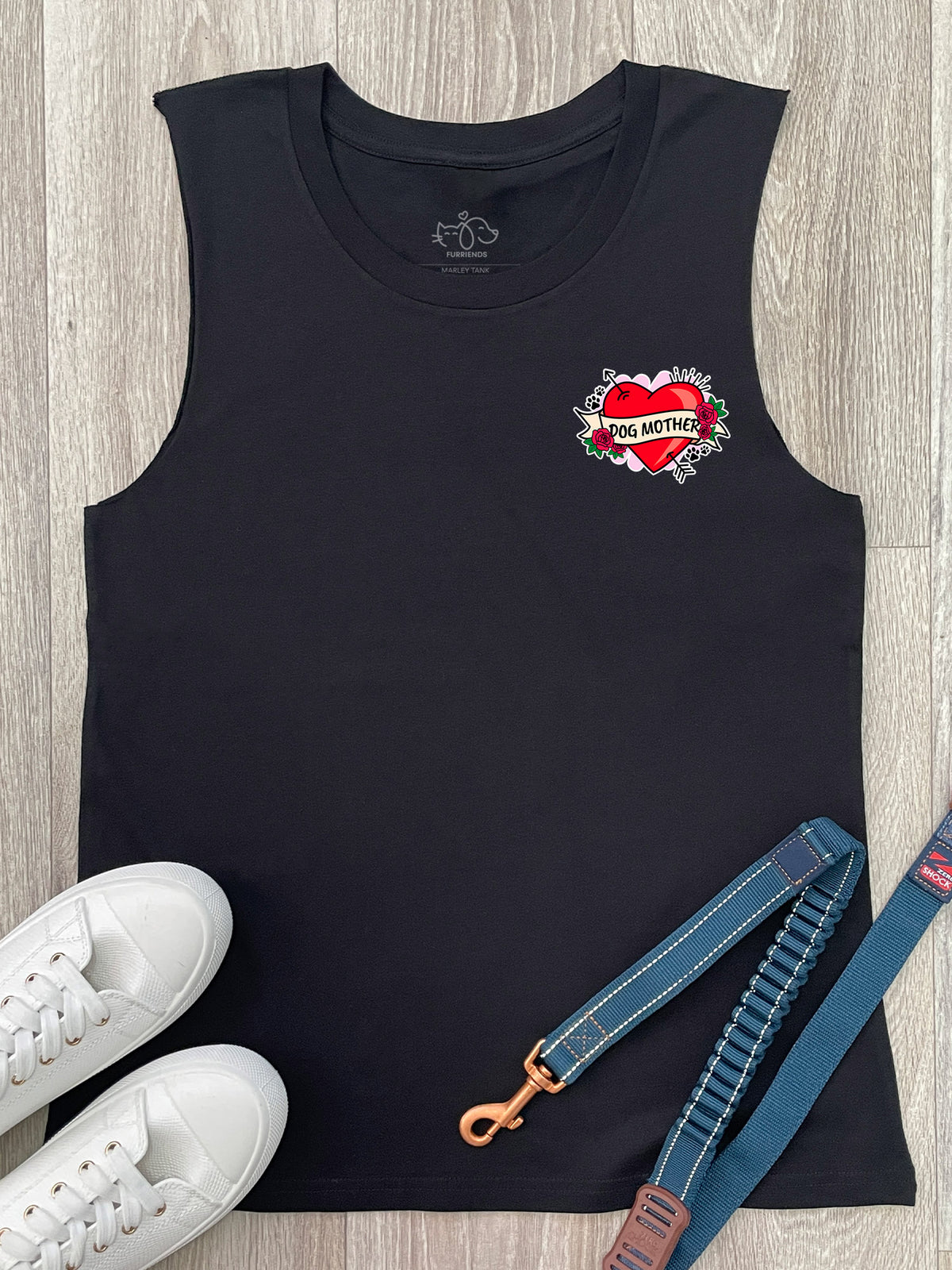 Dog Mother Heart Tattoo Marley Tank