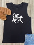 Cat Mum Silhouette Marley Tank