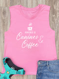 Canines & Coffee Marley Tank