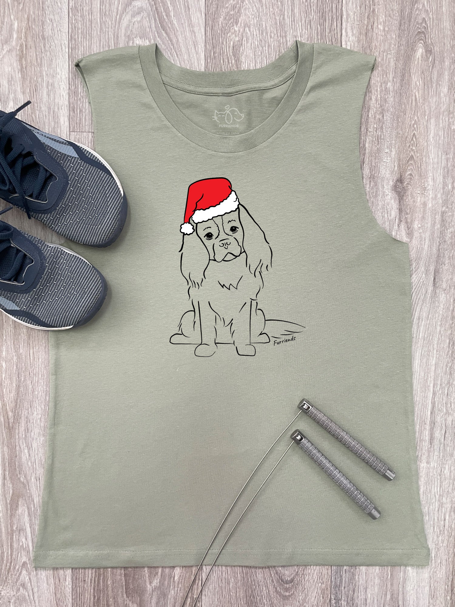 Cavalier King Charles Spaniel Christmas Edition Marley Tank