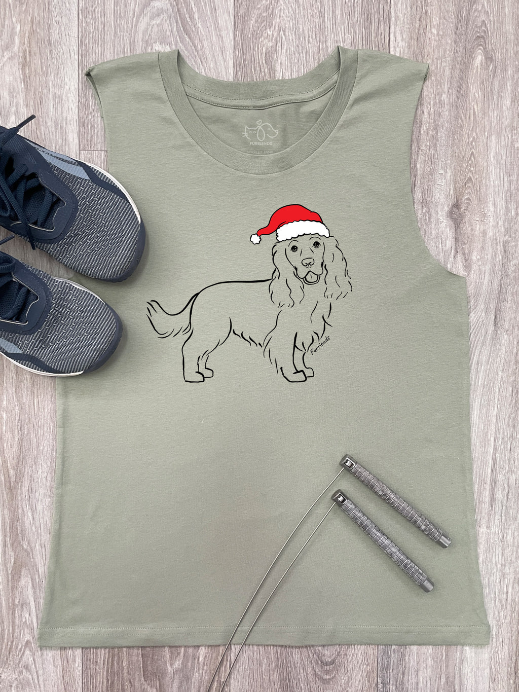 Cocker Spaniel Christmas Edition Marley Tank