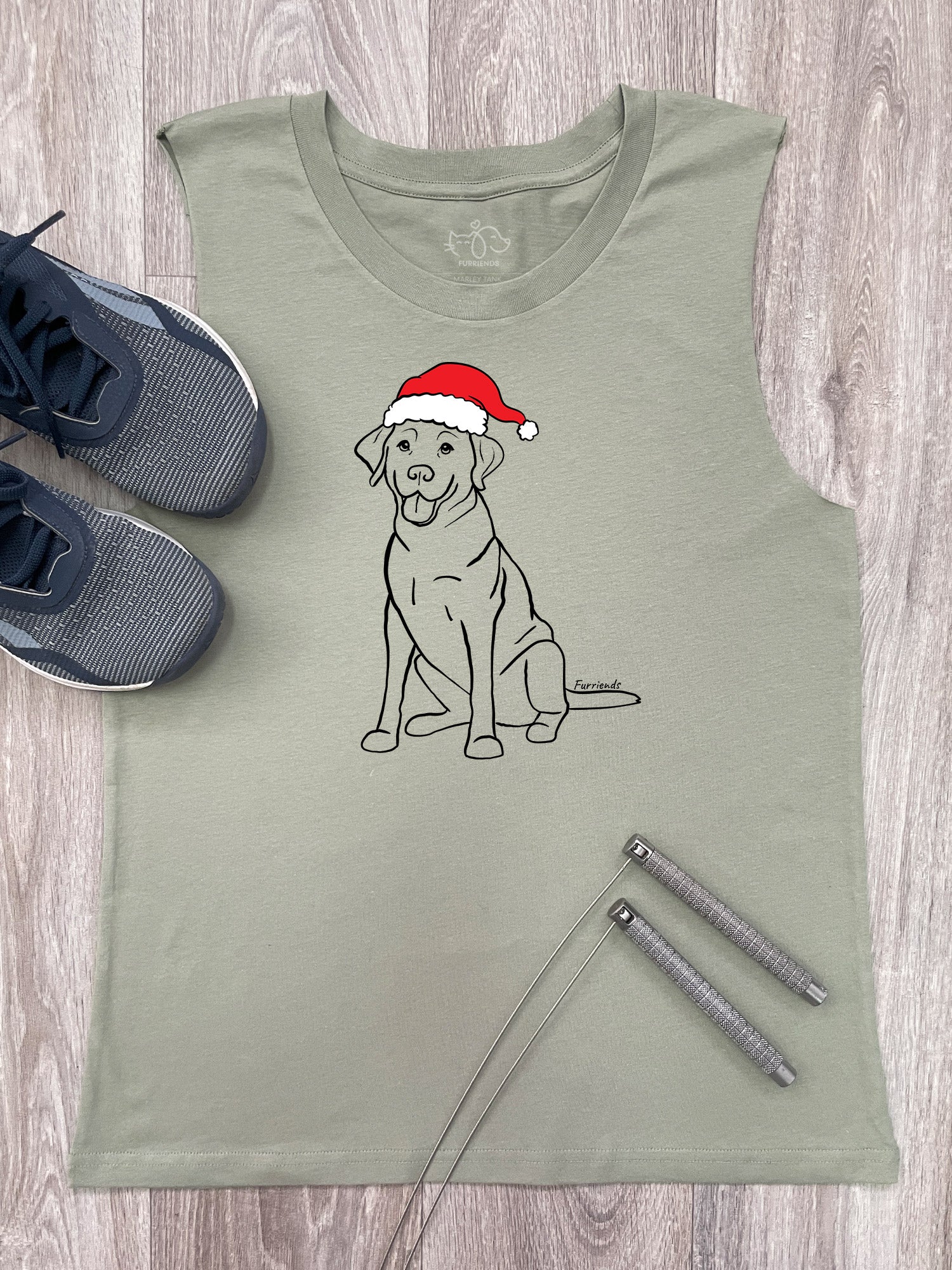 Labrador Christmas Edition Marley Tank