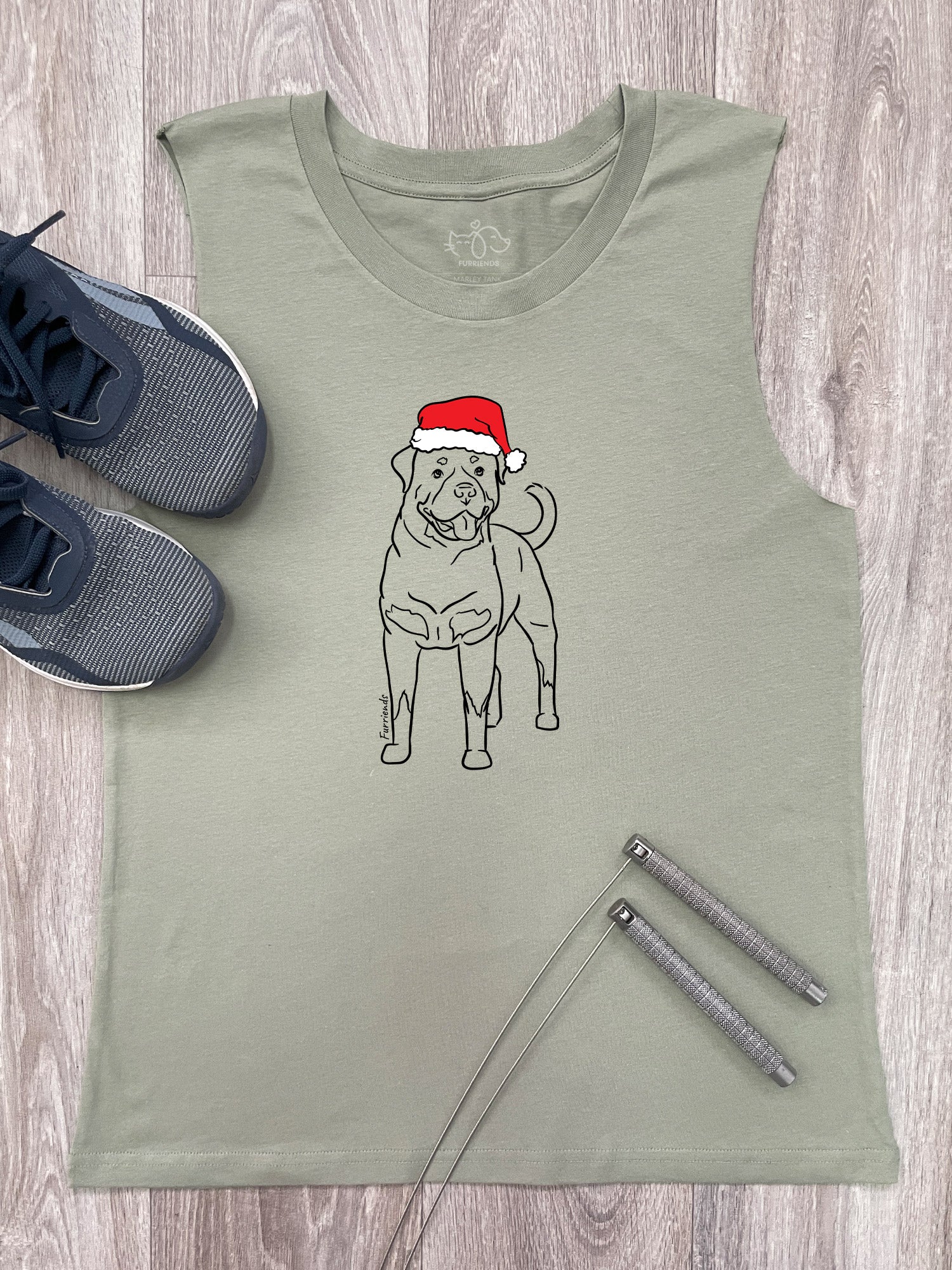 Rottweiler Christmas Edition Marley Tank