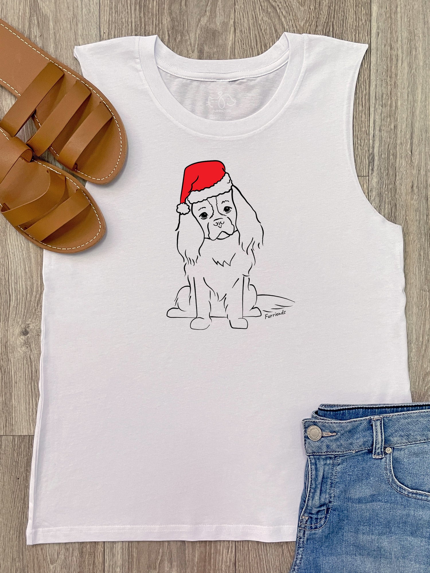 Cavalier King Charles Spaniel Christmas Edition Marley Tank