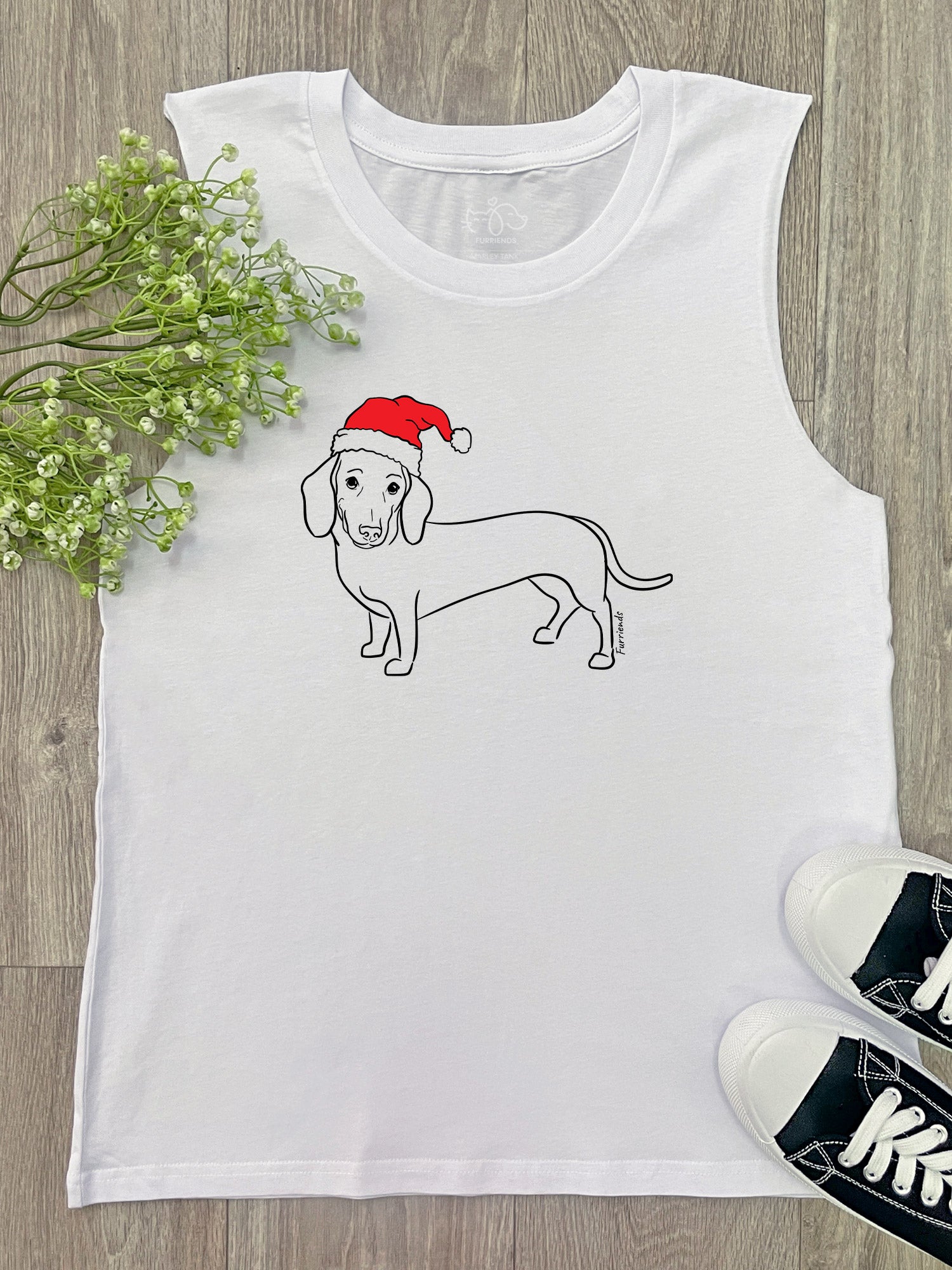 Dachshund Christmas Edition Marley Tank
