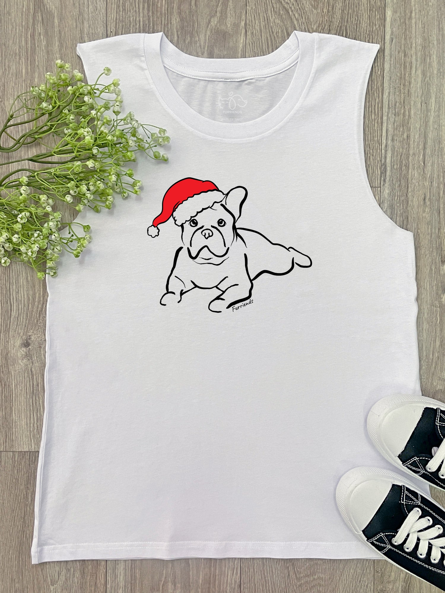 French Bulldog Christmas Edition Marley Tank