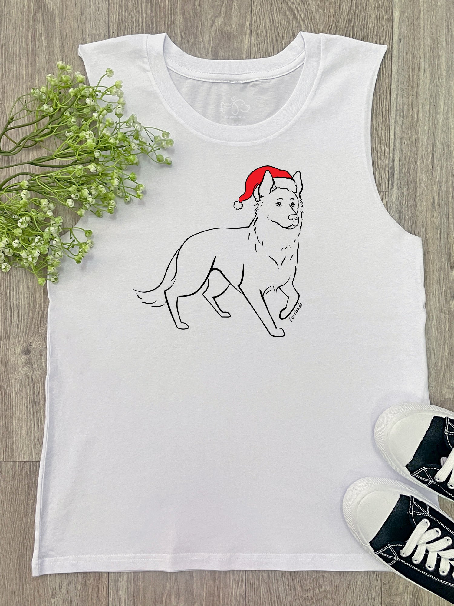 German Shepherd Christmas Edition Marley Tank