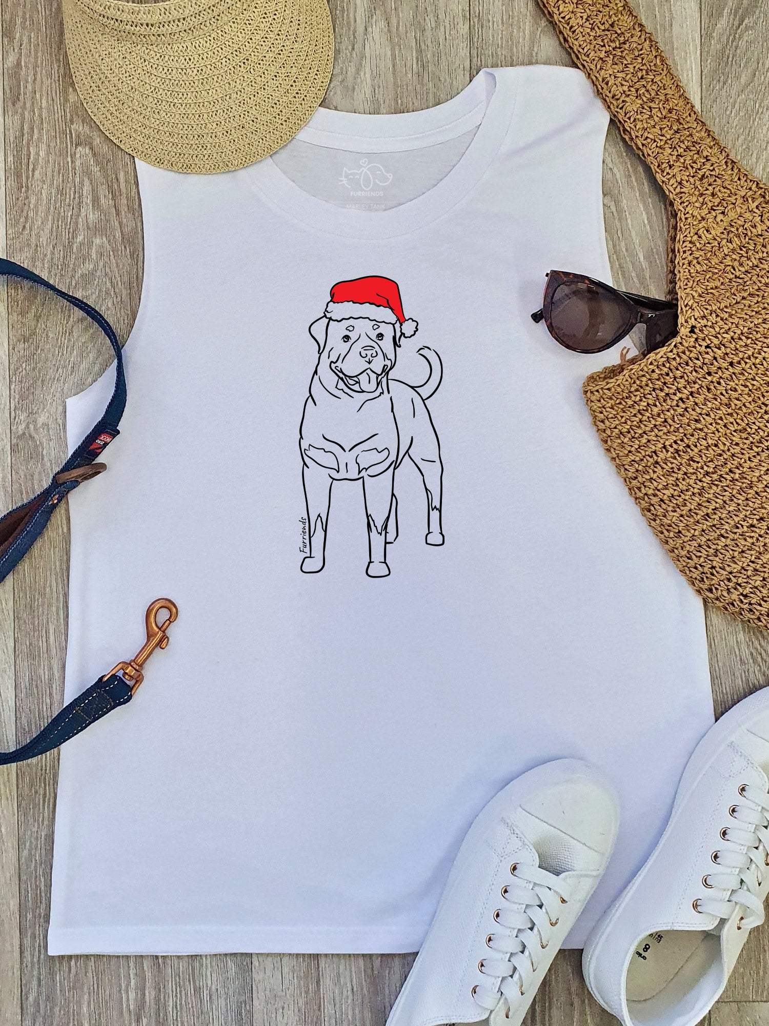 Rottweiler Christmas Edition Marley Tank