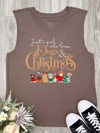 Just A Girl Who Loves Dogs & Christmas Marley Tank
