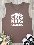 Cats. Naps. Snacks. Marley Tank