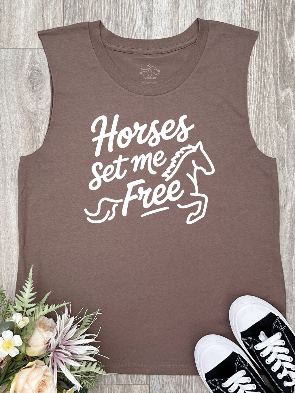 Horses Set Me Free Marley Tank