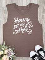 Horses Set Me Free Marley Tank