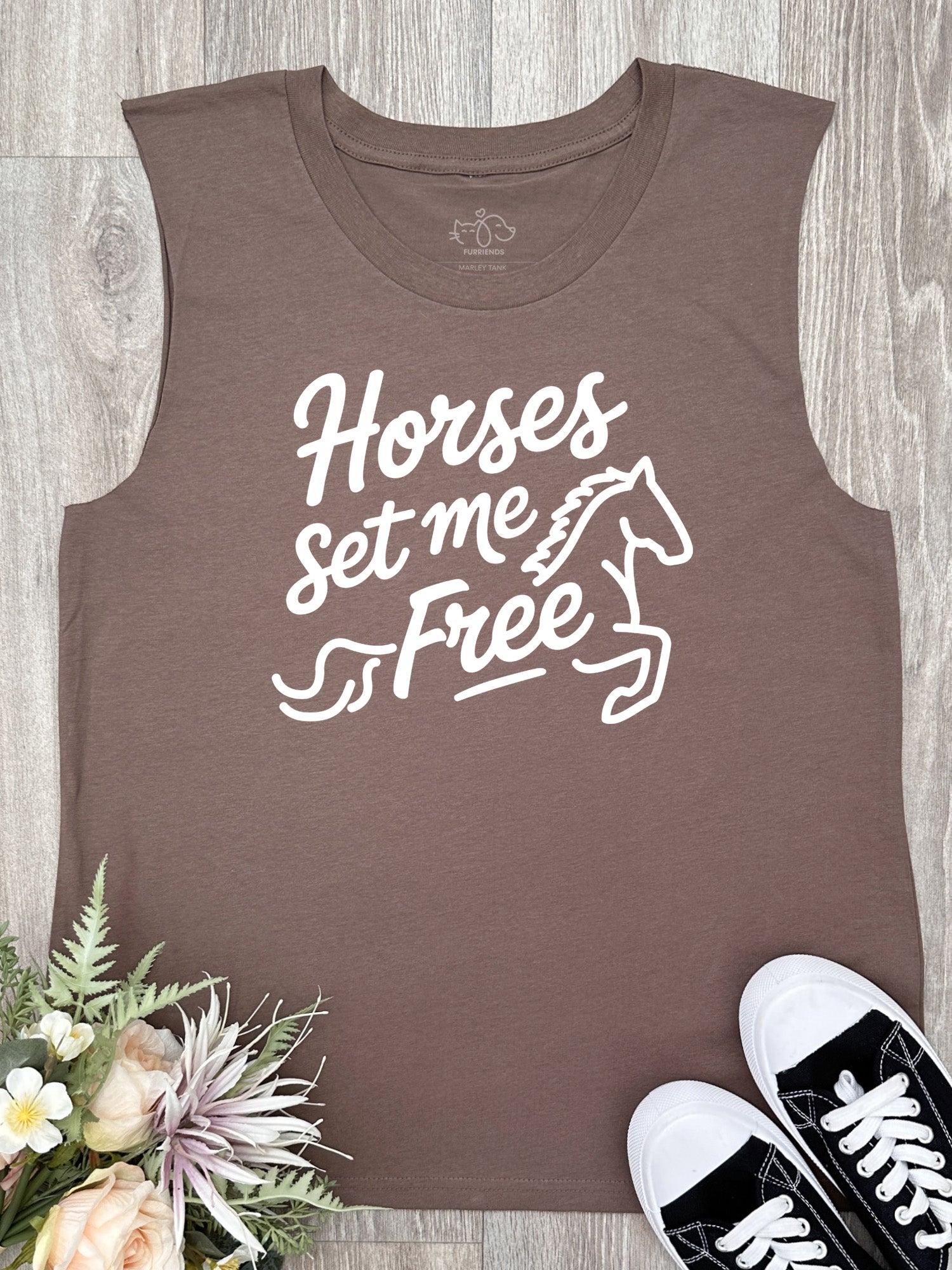 Horses Set Me Free Marley Tank