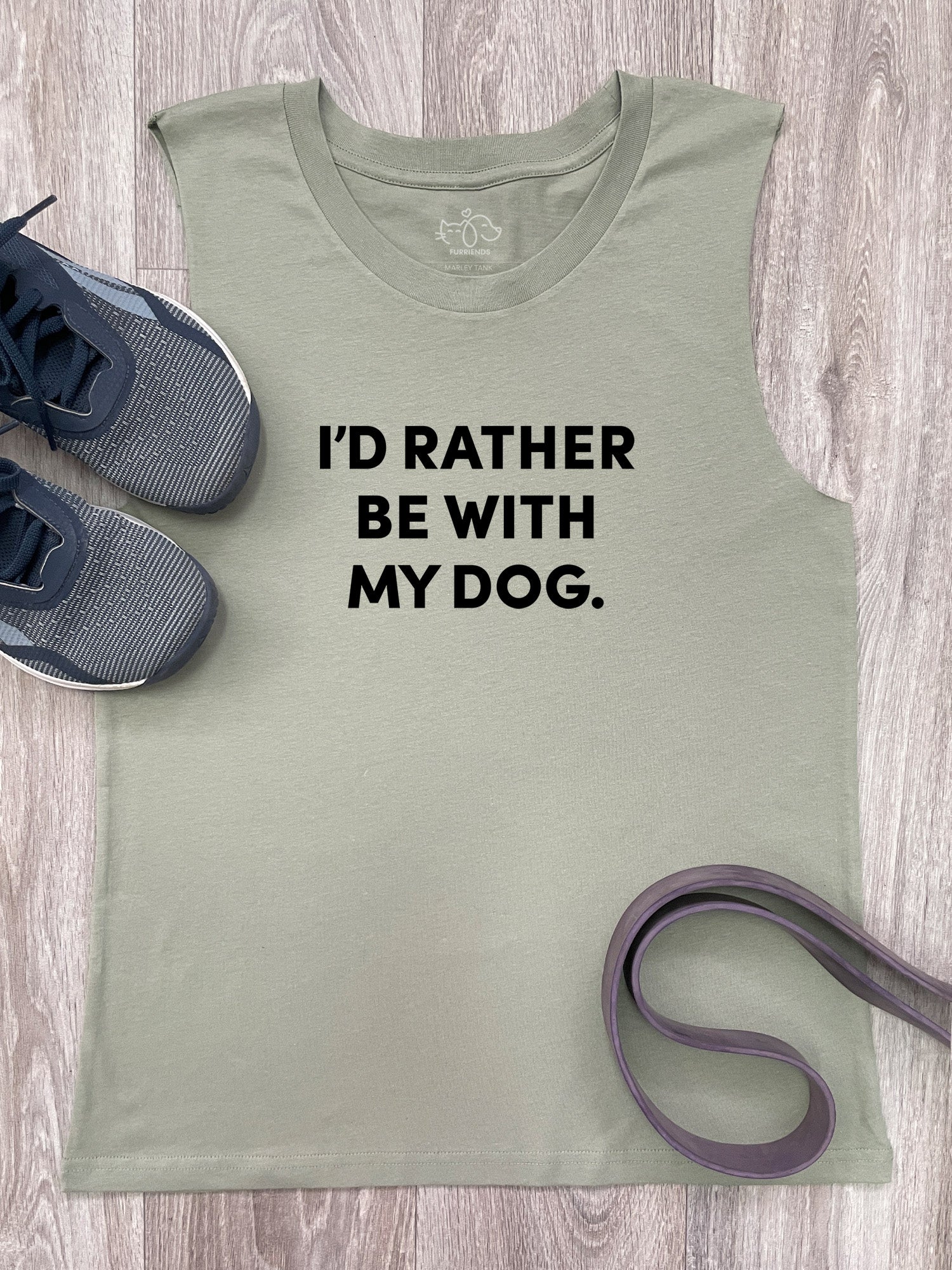 I'd Rather Be With My Dog. Marley Tank