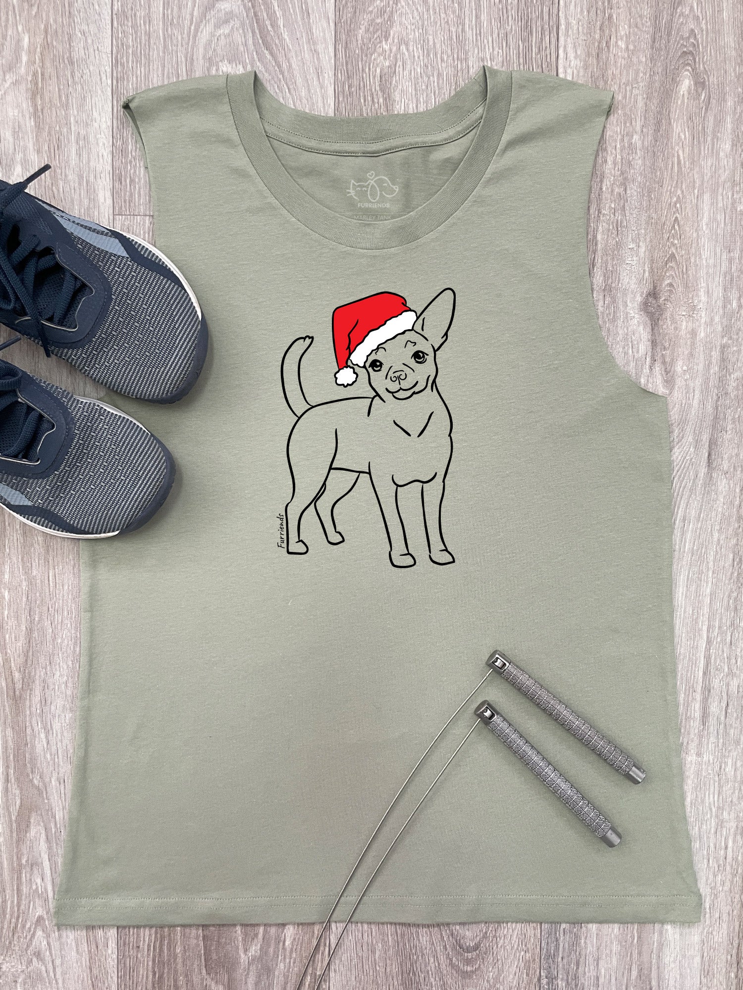 Chihuahua Christmas Edition Marley Tank
