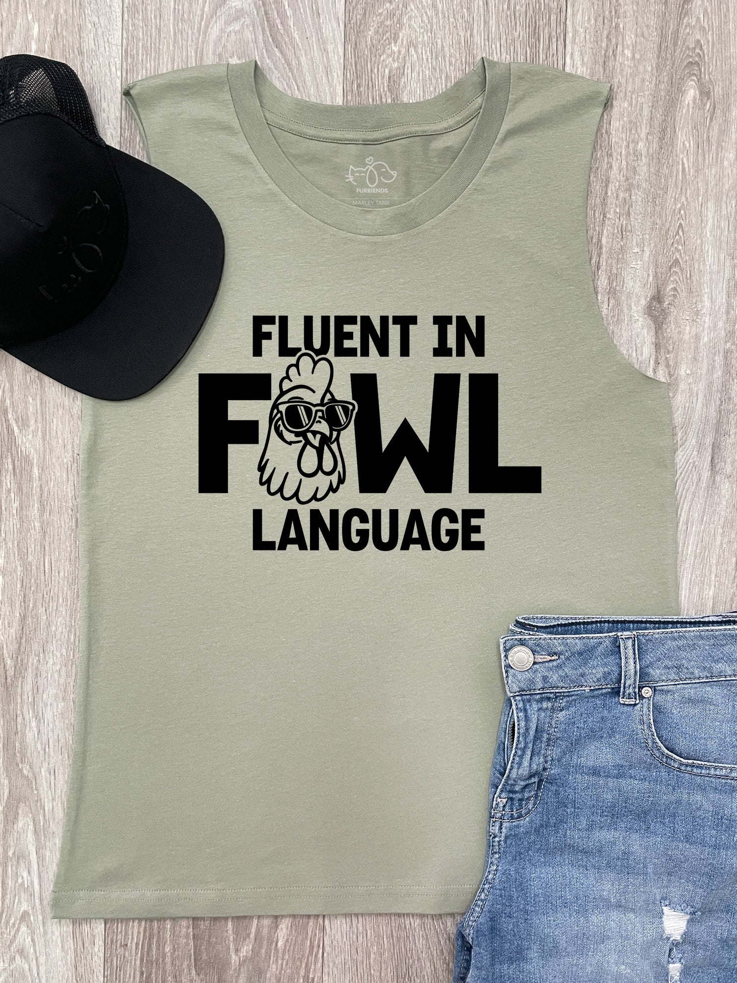 Fluent In Fowl Language Marley Tank