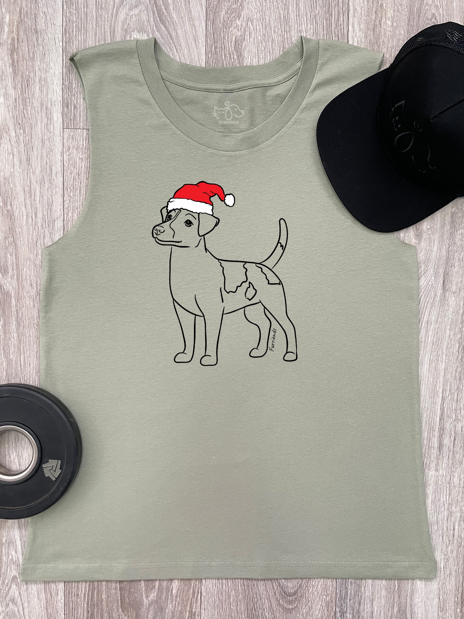 Jack Russell Terrier (Smooth Coat) Christmas Edition Marley Tank