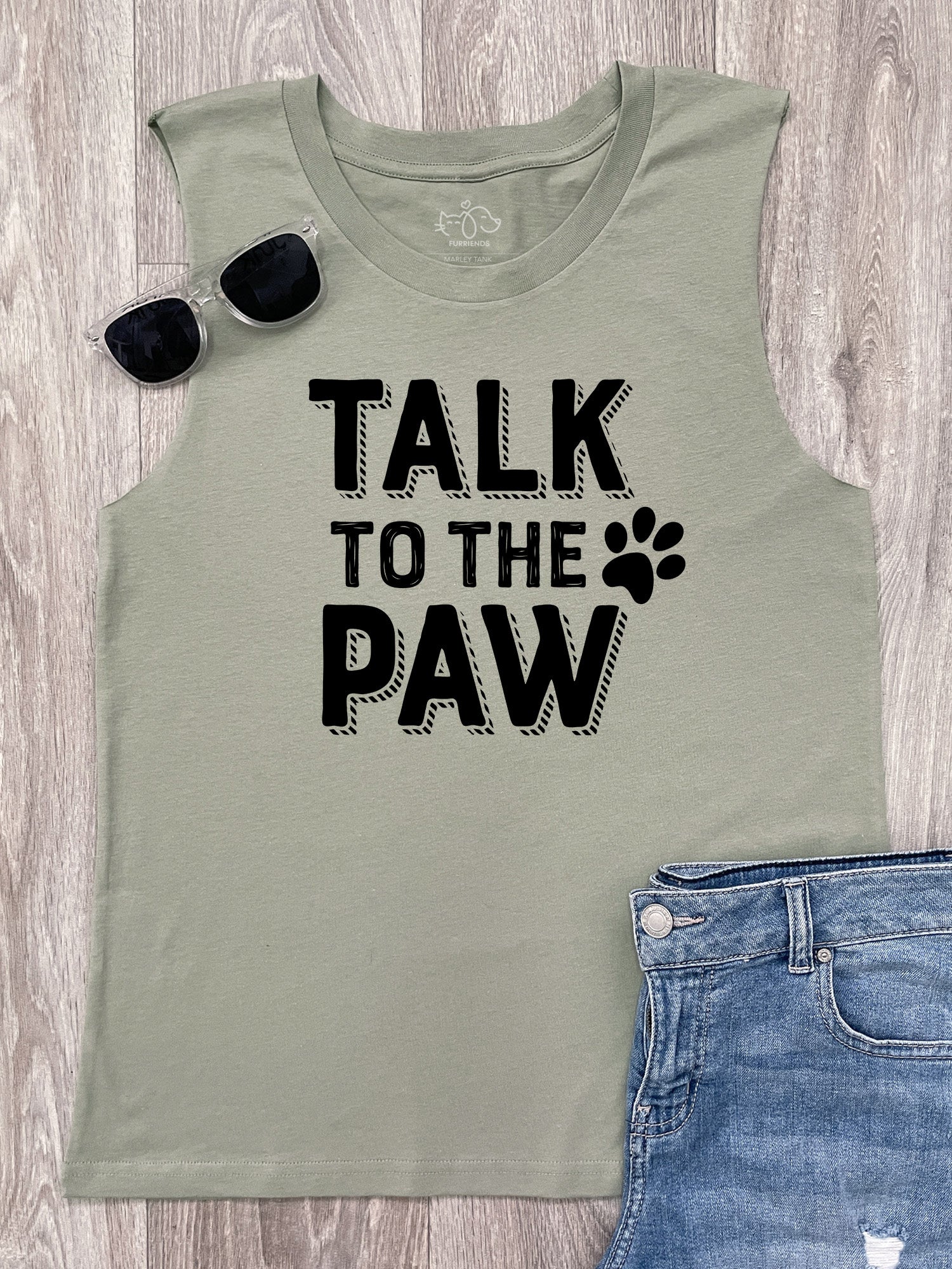 Talk To The Paw Marley Tank
