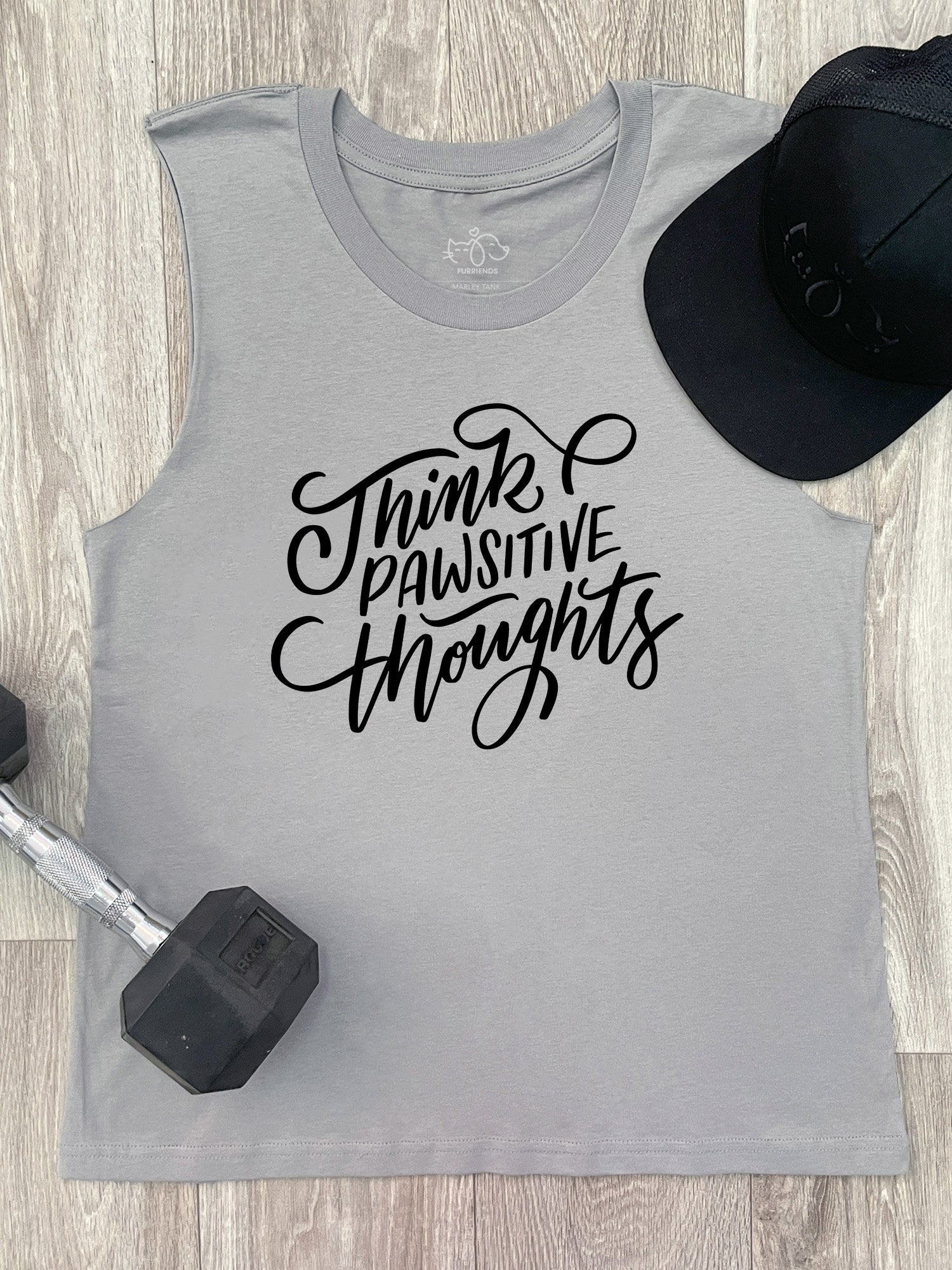 Think Pawsitive Thoughts Marley Tank
