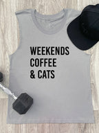 Weekends Coffee & Cats Marley Tank