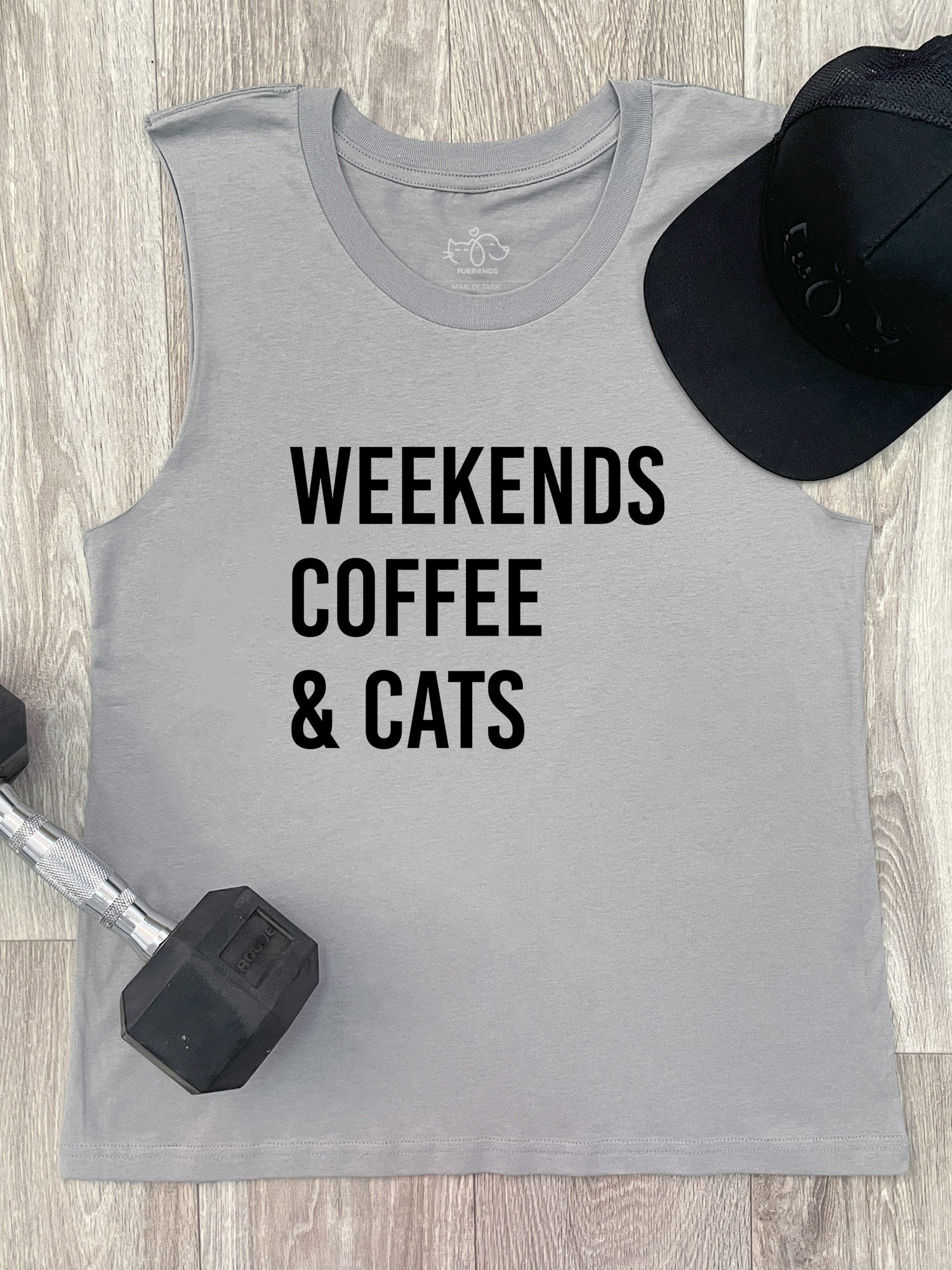 Weekends Coffee & Cats Marley Tank