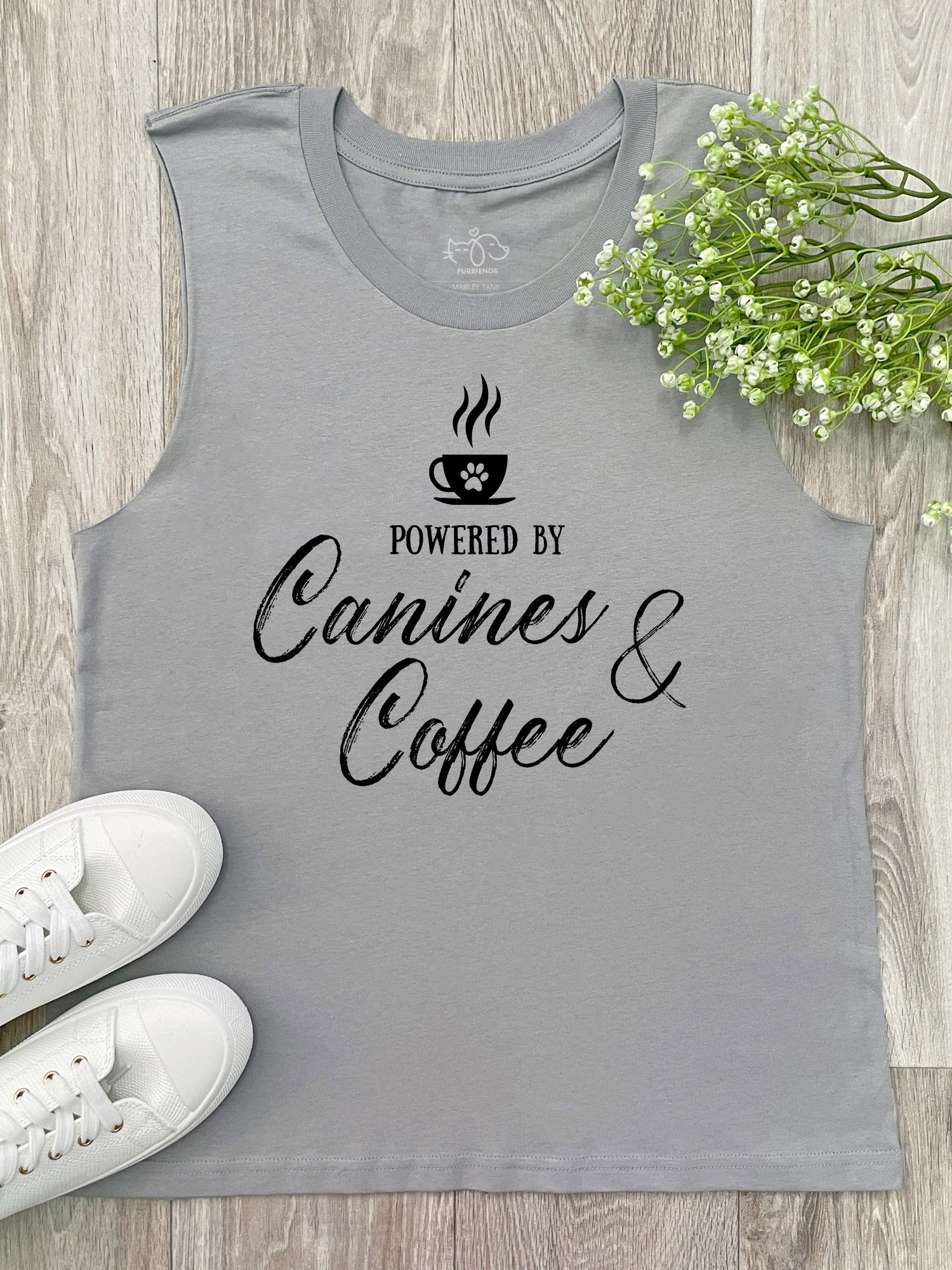 Canines & Coffee Marley Tank