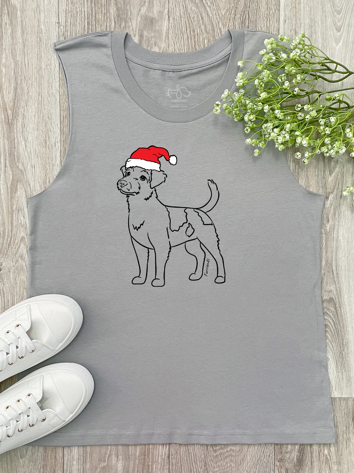 Jack Russell Terrier (Rough Coat) Christmas Edition Marley Tank