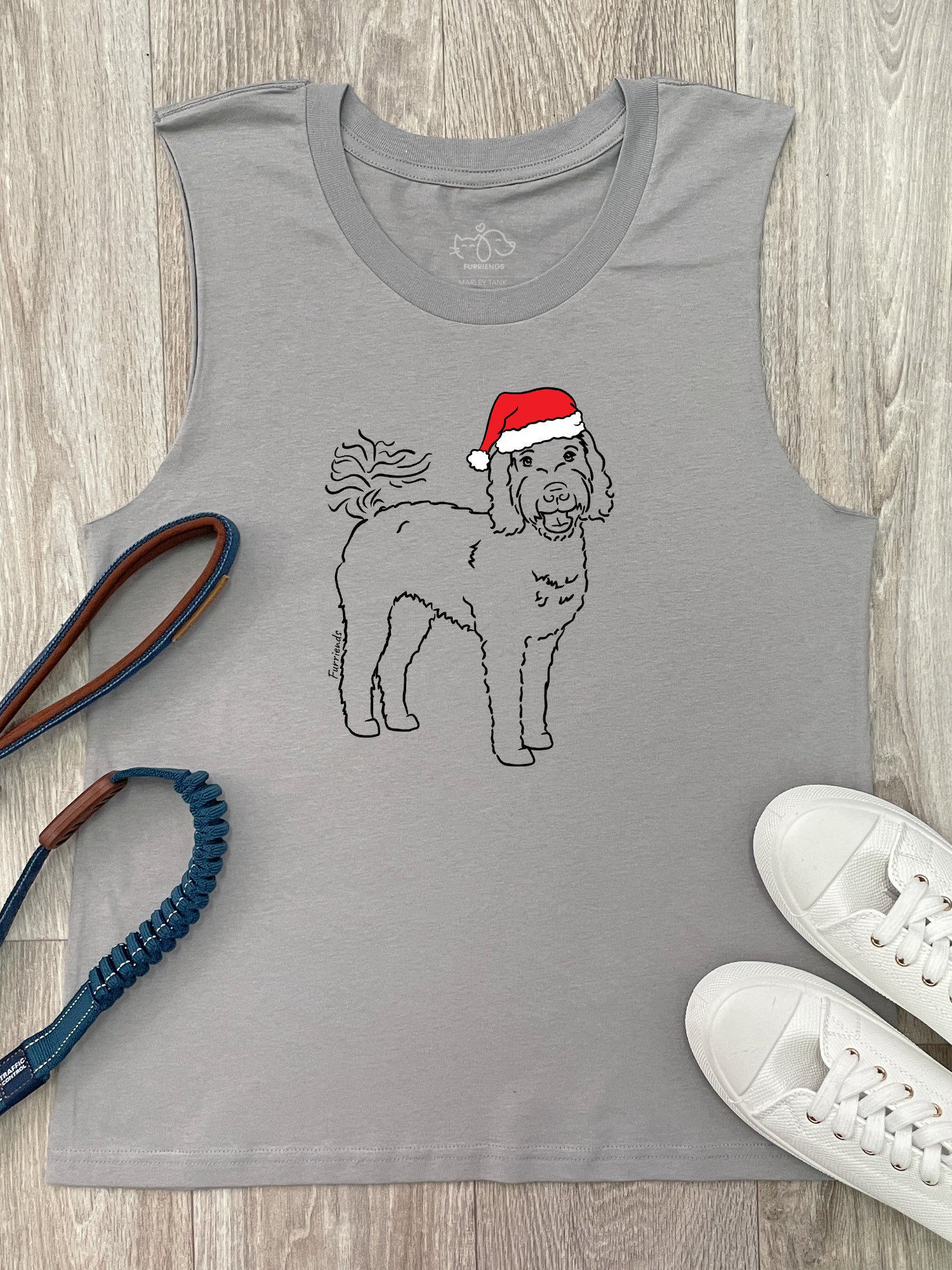 Labradoodle Christmas Edition Marley Tank