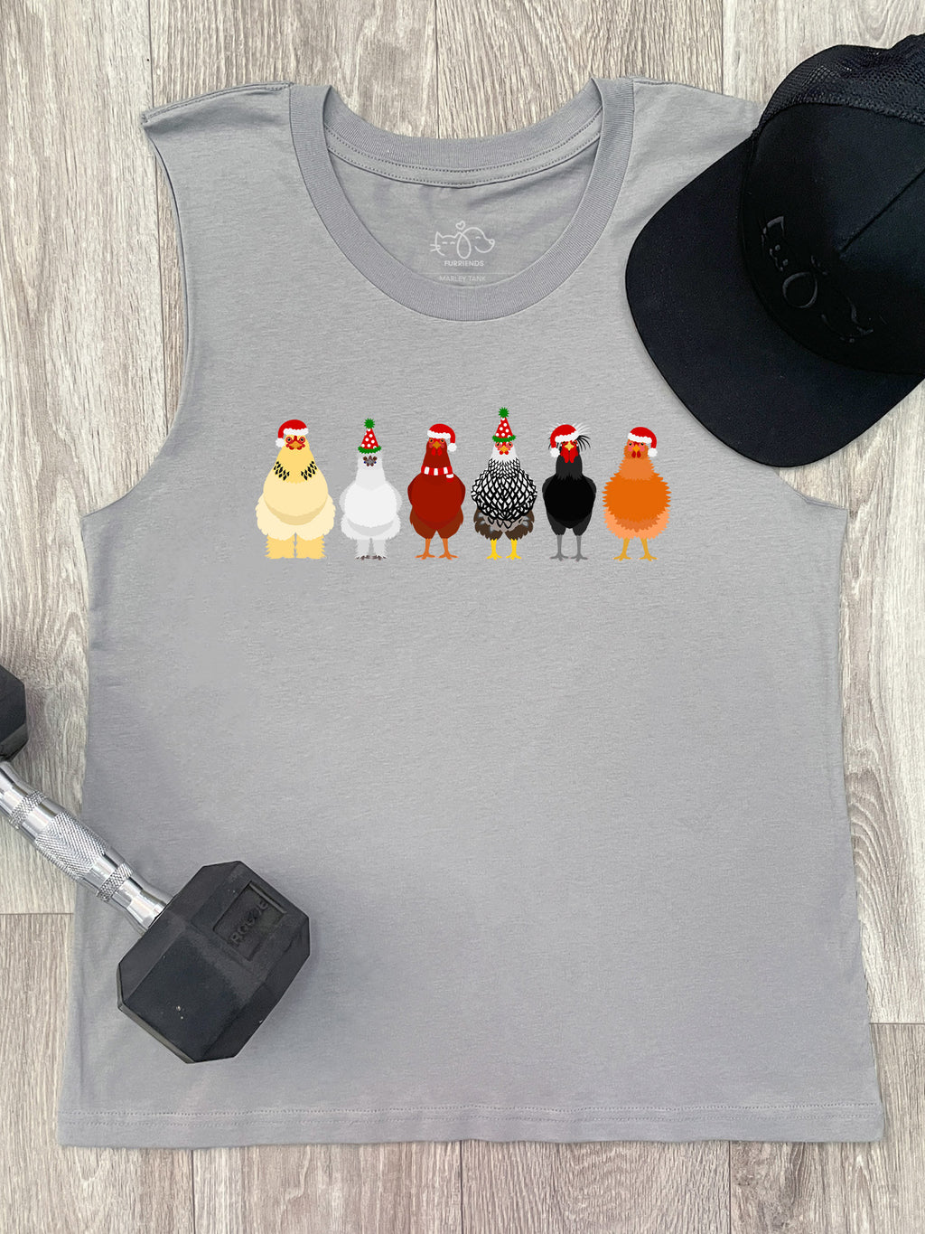 Merry Clucking Christmas Marley Tank