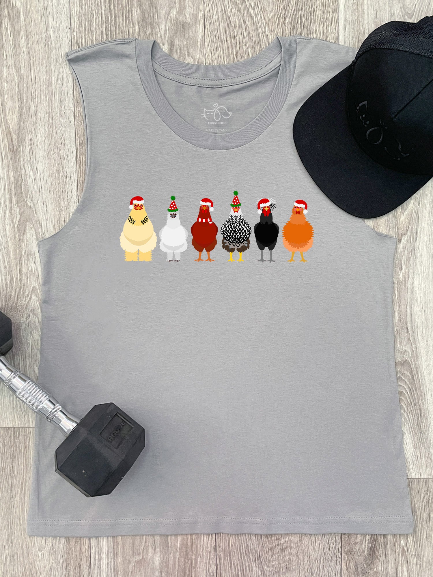 Merry Clucking Christmas Marley Tank