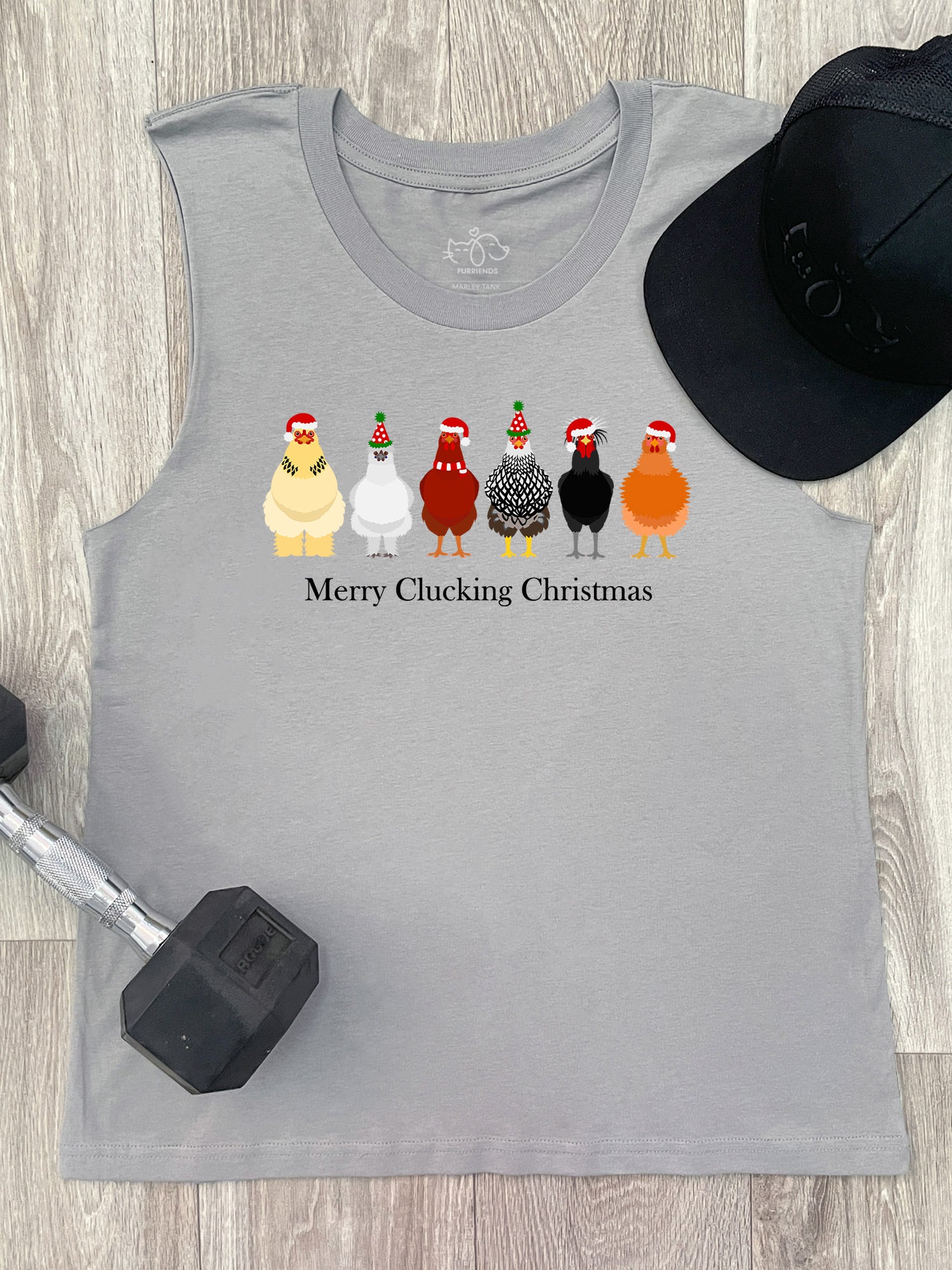 Merry Clucking Christmas Marley Tank