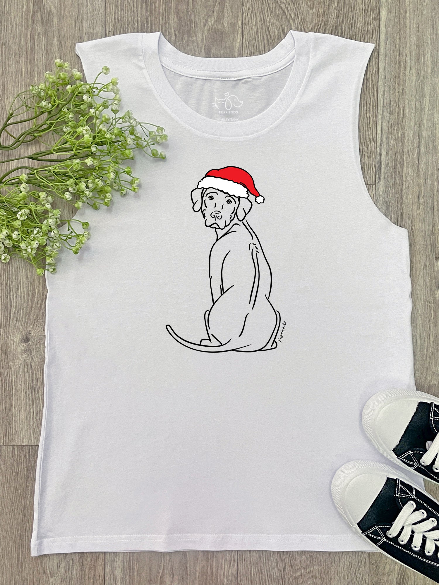 Rhodesian Ridgeback Christmas Edition Marley Tank