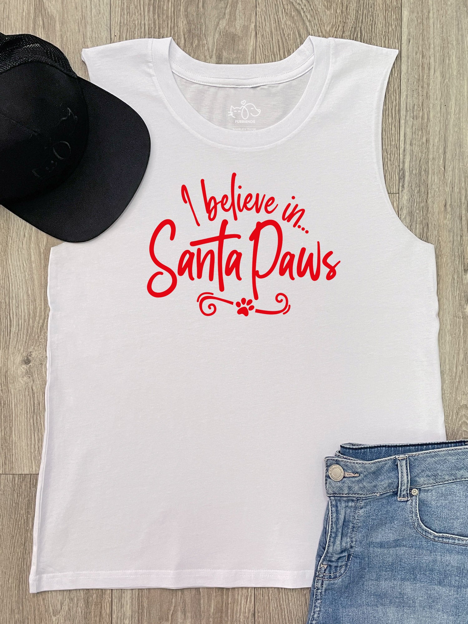 I Believe In Santa Paws Marley Tank