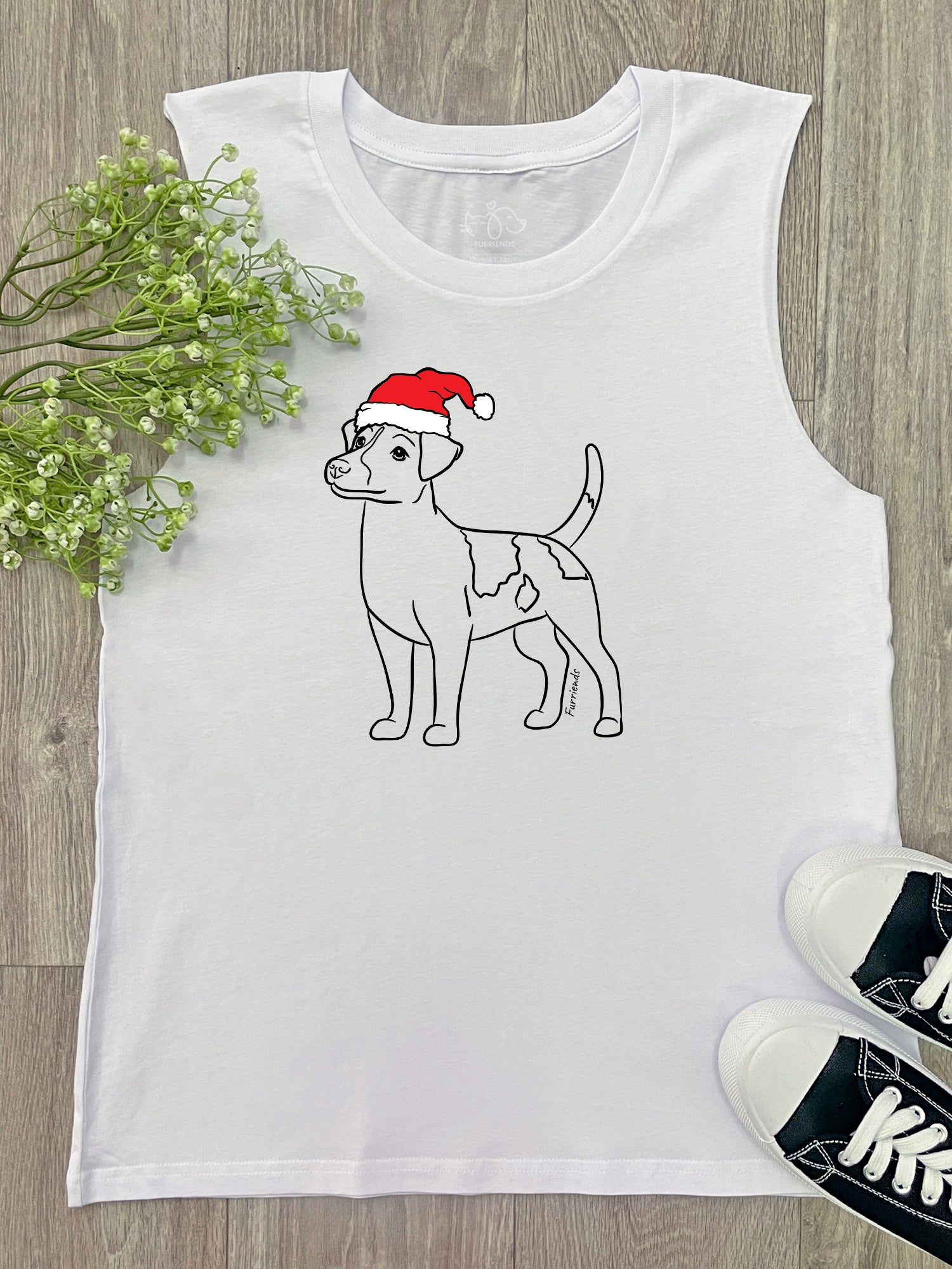 Jack Russell Terrier (Smooth Coat) Christmas Edition Marley Tank