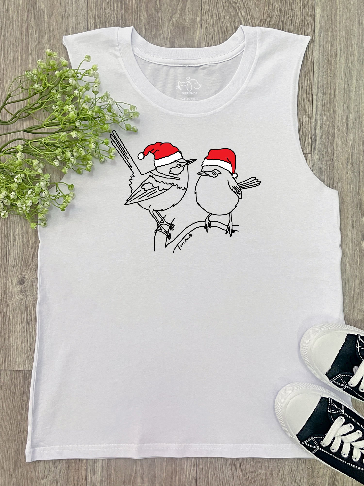 Superb Fairy Wren Christmas Edition Marley Tank