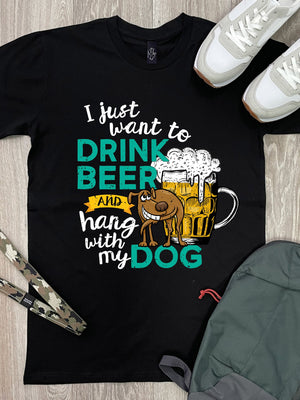 Drink Beer & Hang With My Dog Essential Unisex Tee (SIZE 3XL) ***SALE***