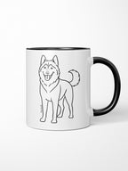 Husky Ceramic Mug