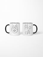 Husky Ceramic Mug