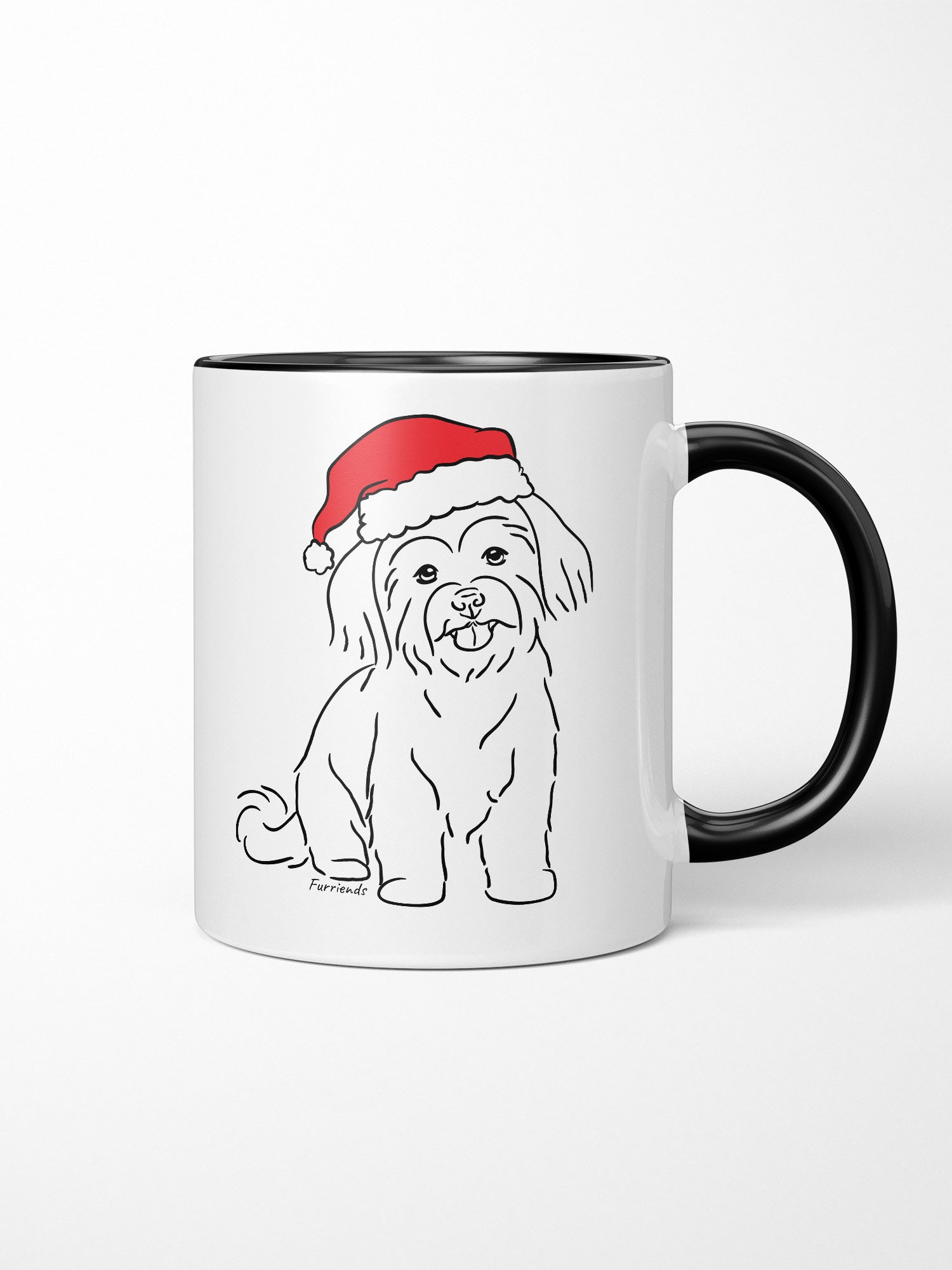 Maltese Terrier Christmas Edition Ceramic Mug